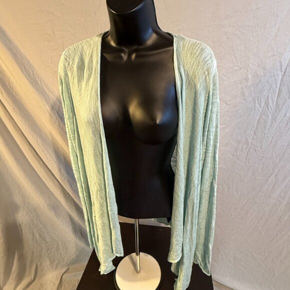 Torrid Sage Green Cardigan Sweater Open Front Womens Plus Size 1 1X Lightweight - Picture 1 of 4